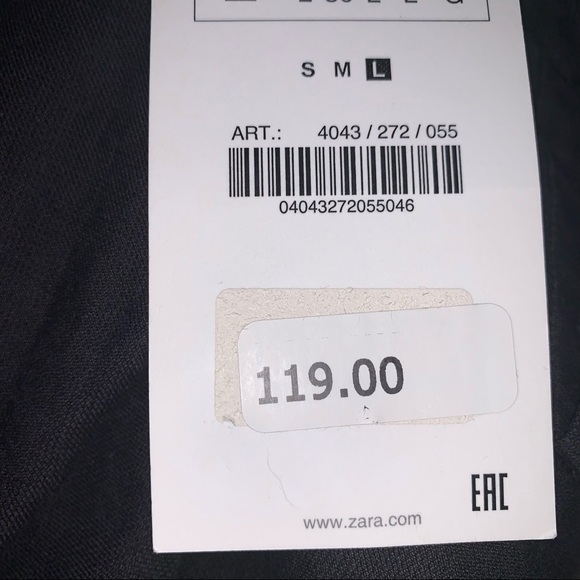 NEW $119 Zara Cotton Linen Blend Utility Jumpsuit with Belt Large FW21 4043/272 - Picture 4 of 15